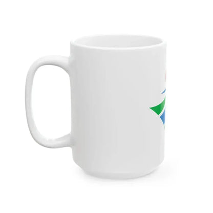 Flag of Kanzaki Saga (Japan) White Coffee Mug - Go Mug Yourself