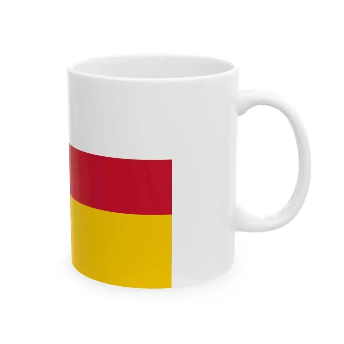 Flag of Kapelle (Netherlands) White Coffee Mug - Go Mug Yourself