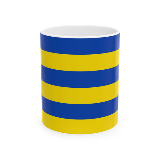 Flag of Kapellen Belgium (Belgium) White Coffee Mug-11oz-Go Mug Yourself
