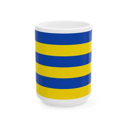 Flag of Kapellen Belgium (Belgium) White Coffee Mug 15oz - Go Mug Yourself