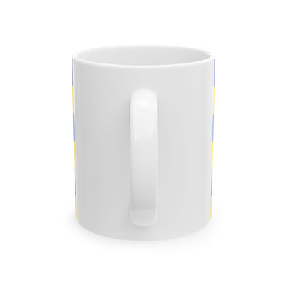 Flag of Kapellen Belgium (Belgium) White Coffee Mug-Go Mug Yourself
