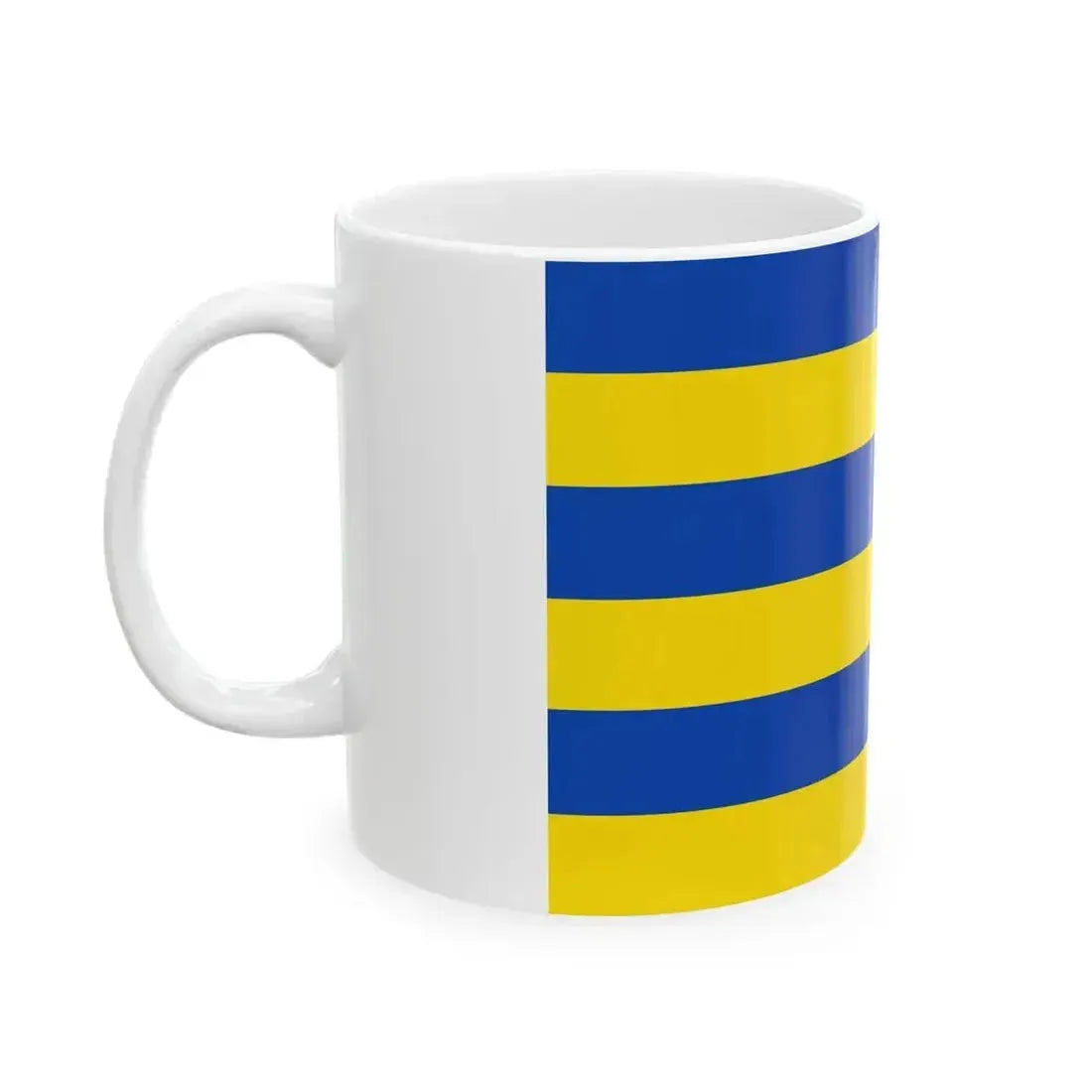Flag of Kapellen Belgium (Belgium) White Coffee Mug - Go Mug Yourself