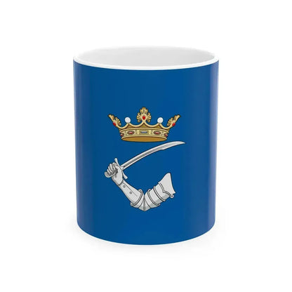 Flag of Kapolcs (Hungary) White Coffee Mug 11oz - Go Mug Yourself