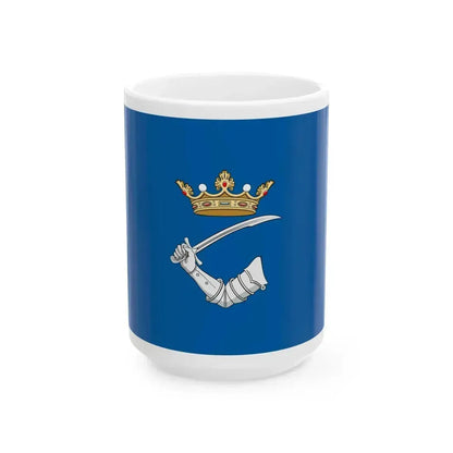 Flag of Kapolcs (Hungary) White Coffee Mug 15oz - Go Mug Yourself