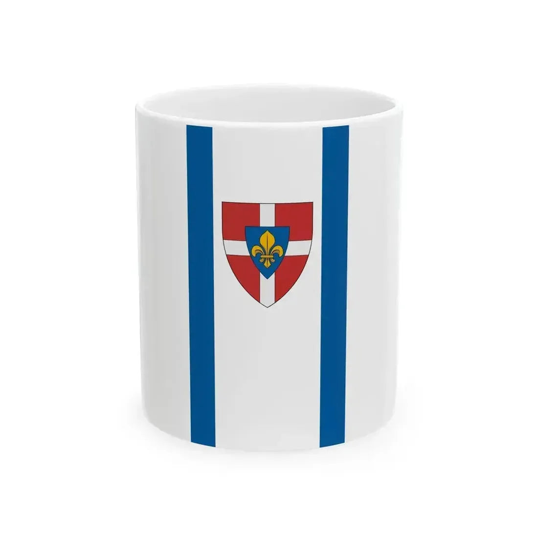 Flag of Kaposszerdahely (Hungary) White Coffee Mug 11oz - Go Mug Yourself
