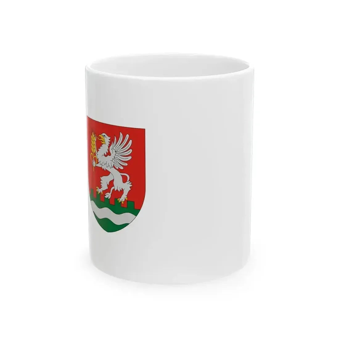 Flag of Kaposujlak (Hungary) White Coffee Mug 11oz - Go Mug Yourself
