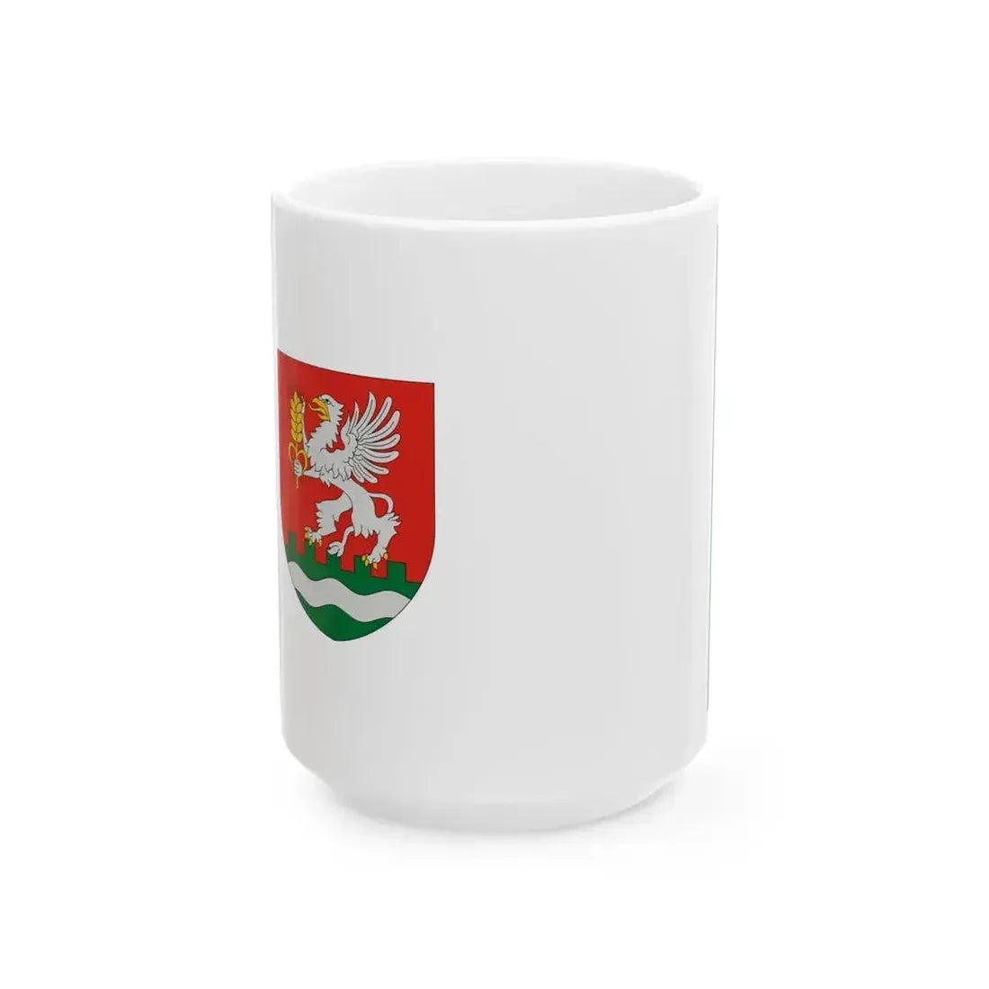 Flag of Kaposujlak (Hungary) White Coffee Mug 15oz - Go Mug Yourself