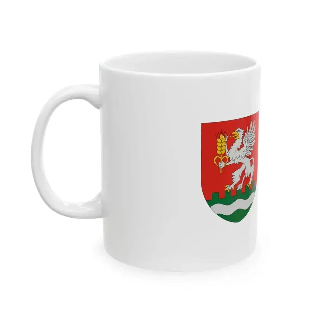 Flag of Kaposujlak (Hungary) White Coffee Mug - Go Mug Yourself