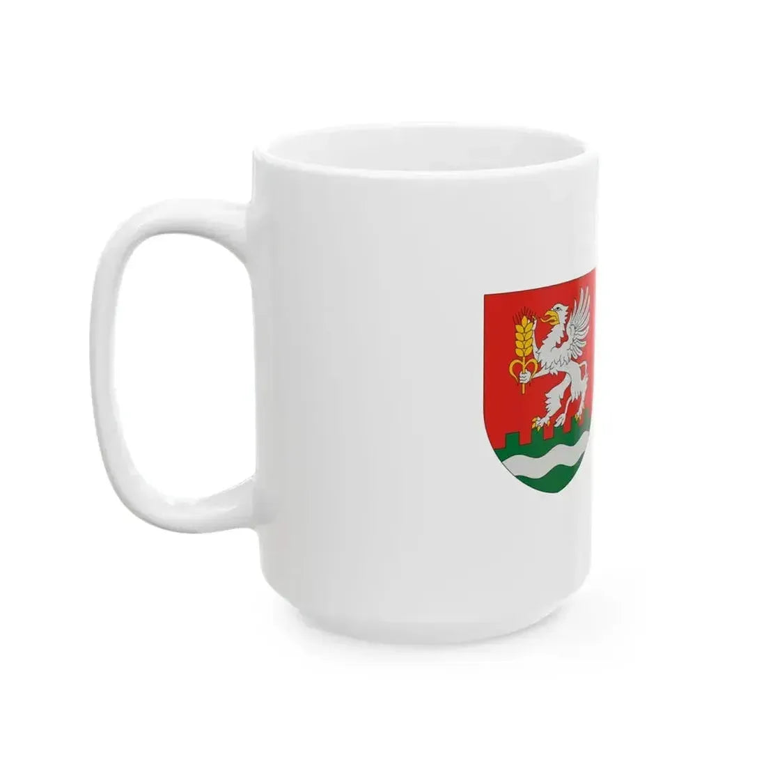 Flag of Kaposujlak (Hungary) White Coffee Mug - Go Mug Yourself