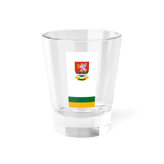 Flag of Kaposujlak vertical (Hungary) Shot Glass 1.5oz 1.5oz - Go Mug Yourself