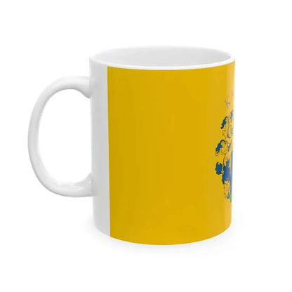 Flag of Kaposvar (Hungary) White Coffee Mug - Go Mug Yourself
