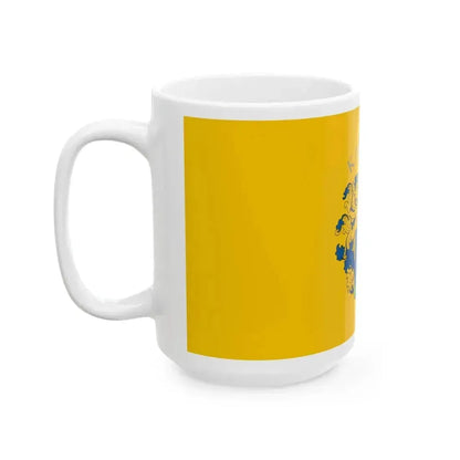 Flag of Kaposvar (Hungary) White Coffee Mug - Go Mug Yourself