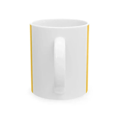 Flag of Kaposvar variant (Hungary) White Coffee Mug - Go Mug Yourself