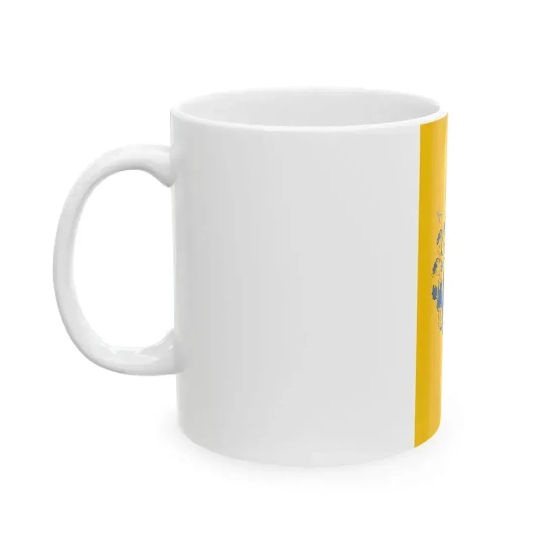 Flag of Kaposvar vertical (Hungary) White Coffee Mug - Go Mug Yourself