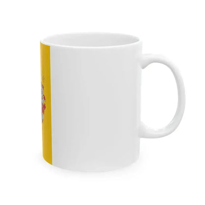 Flag of Kaposvar vertical (Hungary) White Coffee Mug - Go Mug Yourself