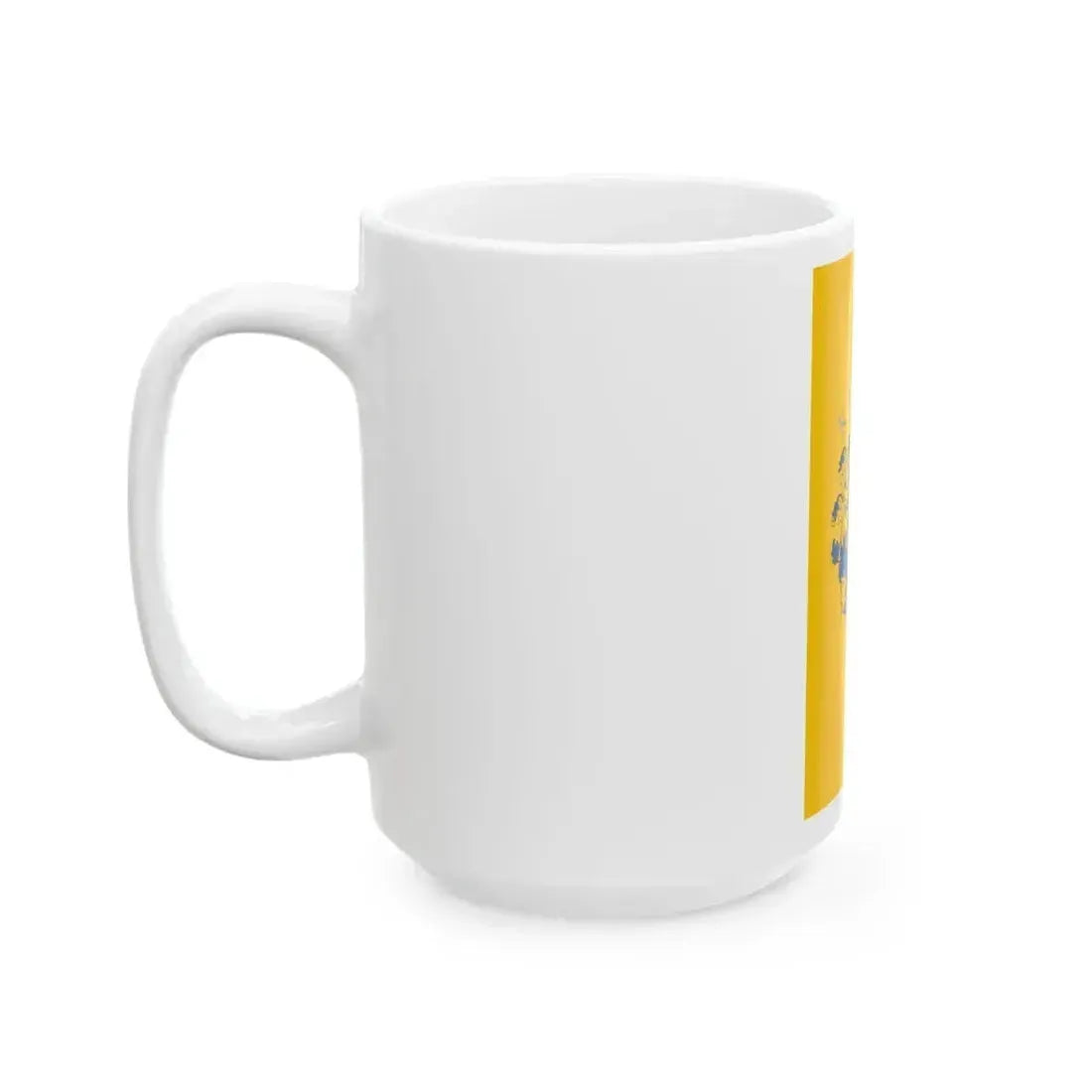 Flag of Kaposvar vertical (Hungary) White Coffee Mug - Go Mug Yourself