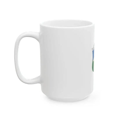 Flag of Kaptalanfa (Hungary) White Coffee Mug - Go Mug Yourself