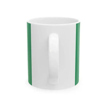Flag of Kara-Balta (Kyrgyzstan) White Coffee Mug - Go Mug Yourself