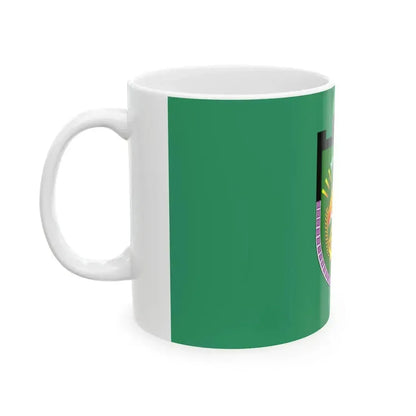Flag of Kara-Balta (Kyrgyzstan) White Coffee Mug - Go Mug Yourself