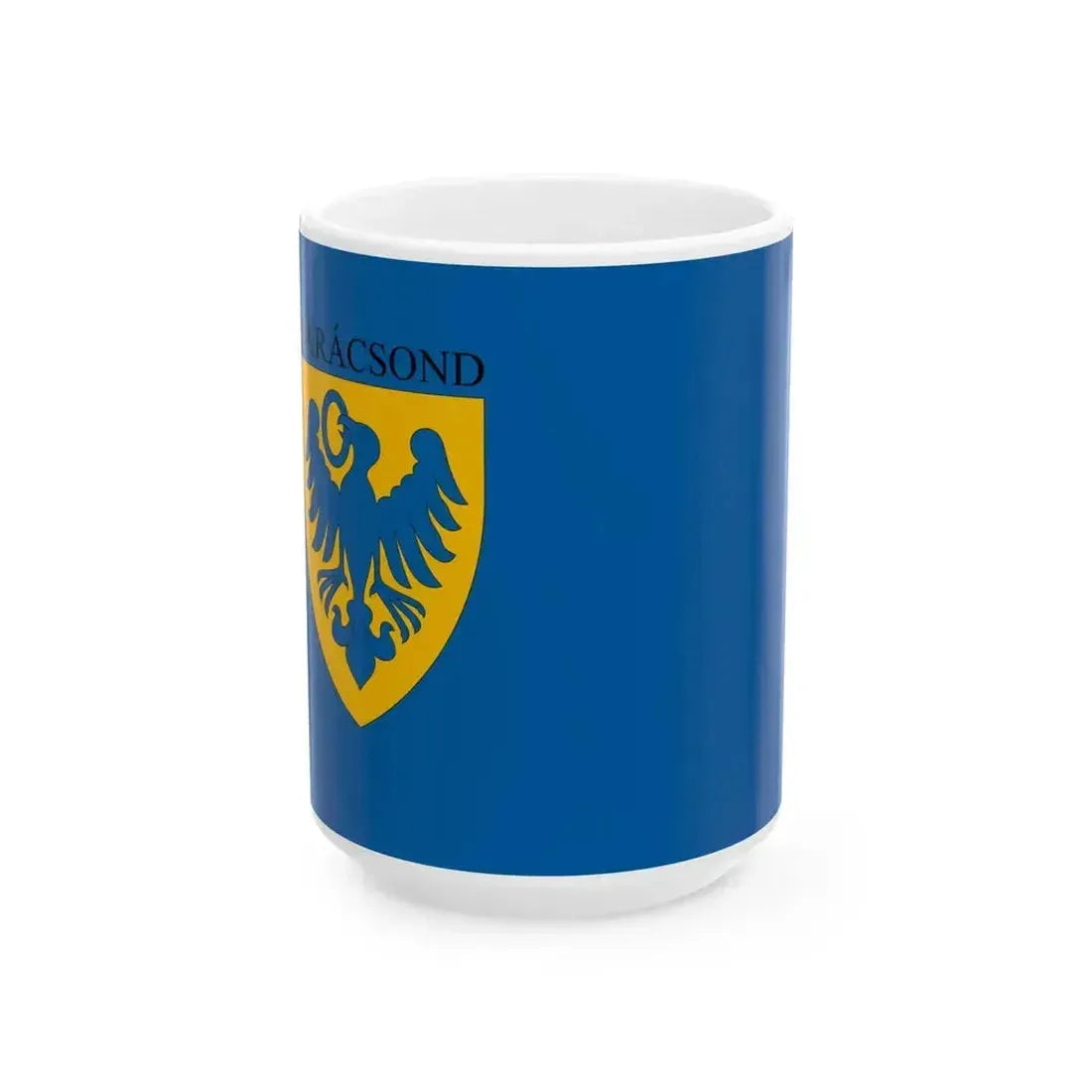 Flag of Karacsond (Hungary) White Coffee Mug 15oz - Go Mug Yourself