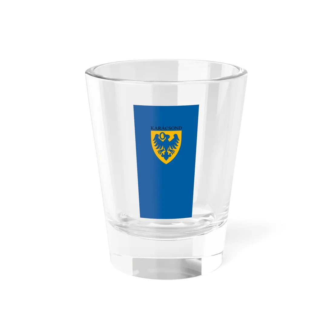 Flag of Karacsond vertical (Hungary) Shot Glass 1.5oz 1.5oz - Go Mug Yourself