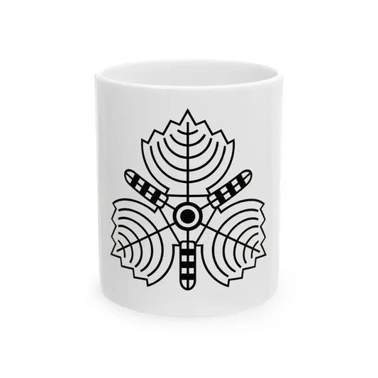 Flag of Karafuto Prefecture (Japan) White Coffee Mug 11oz - Go Mug Yourself