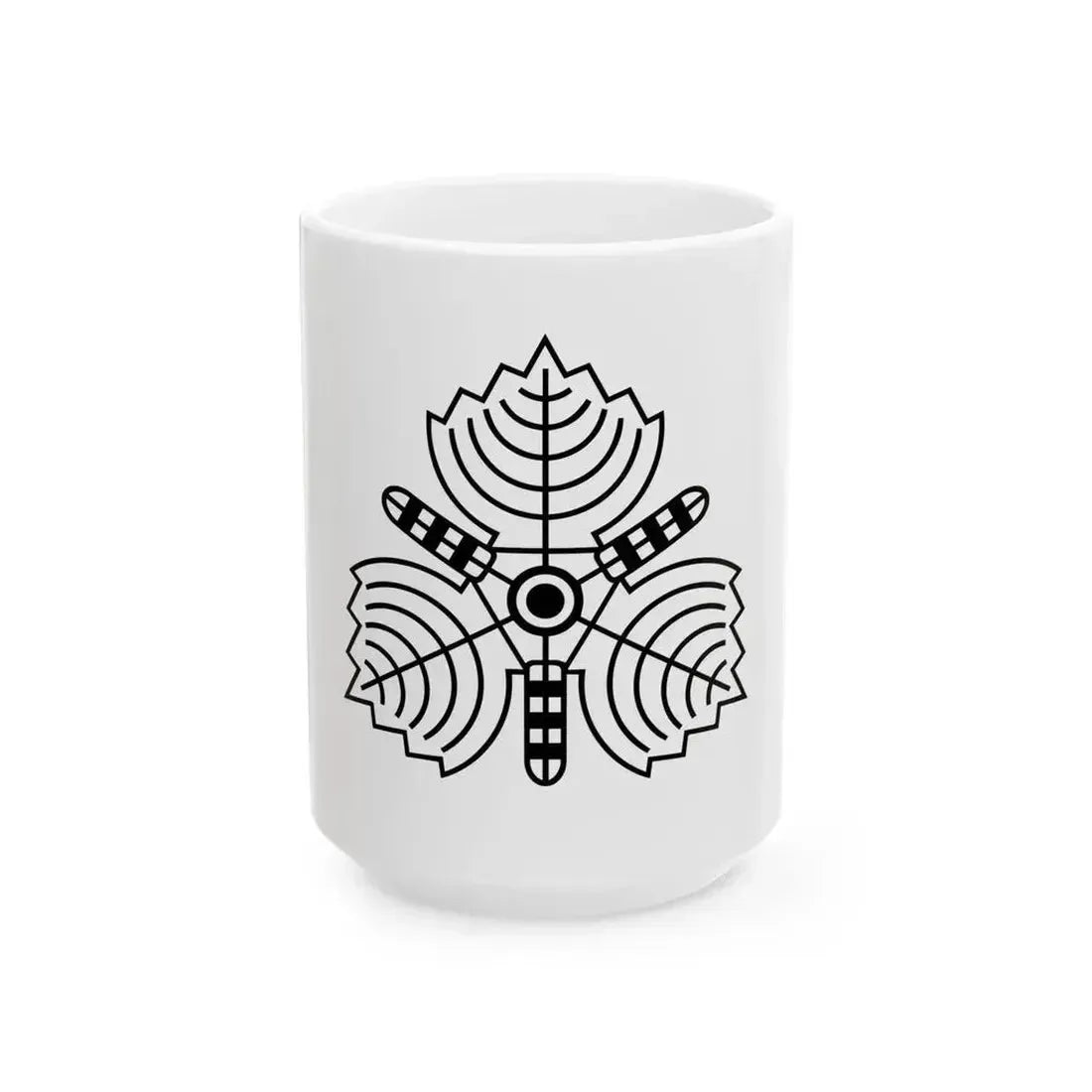 Flag of Karafuto Prefecture (Japan) White Coffee Mug 15oz - Go Mug Yourself