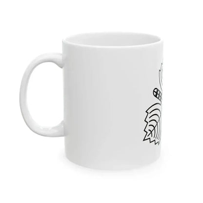 Flag of Karafuto Prefecture (Japan) White Coffee Mug - Go Mug Yourself