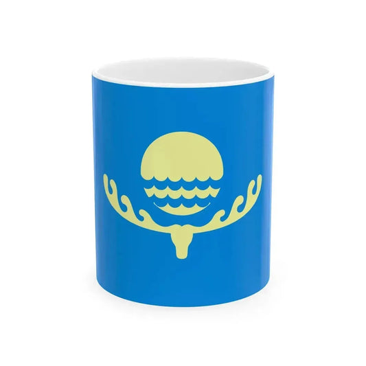 Flag of Karakol (Kyrgyzstan) White Coffee Mug 11oz - Go Mug Yourself