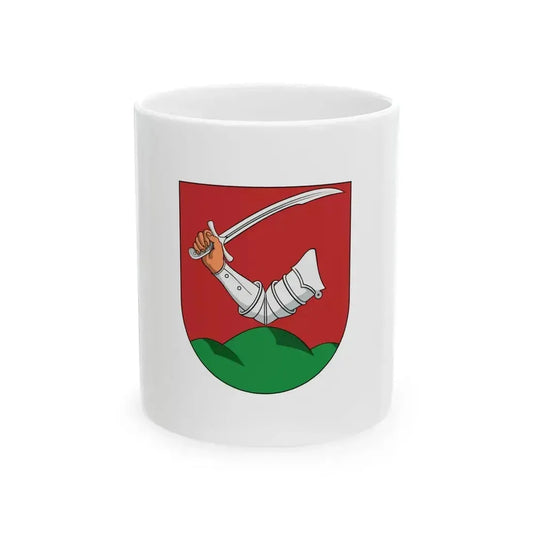 Flag of Karakoszorcsok variant (Hungary) White Coffee Mug 11oz - Go Mug Yourself