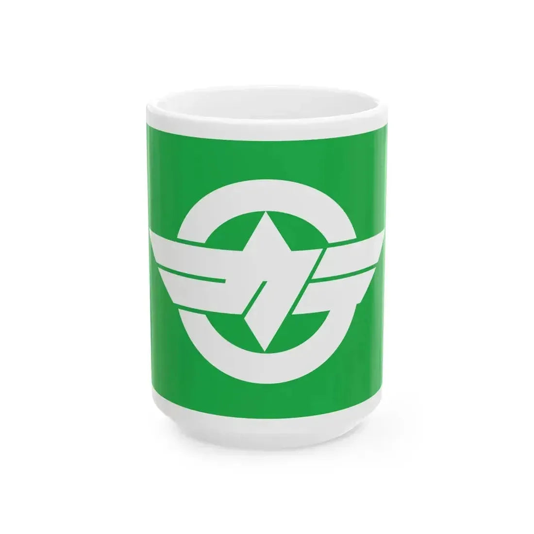 Flag of Karakuwa Miyagi 1963-2006 (Japan) White Coffee Mug 15oz - Go Mug Yourself