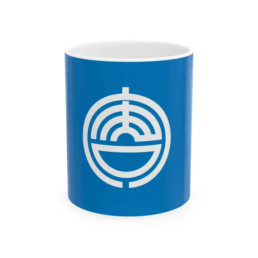 Flag of Karatsu Saga (Japan) White Coffee Mug 11oz - Go Mug Yourself