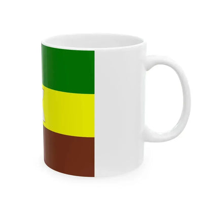 Flag of Kariwa Niigata no text (Japan) White Coffee Mug - Go Mug Yourself
