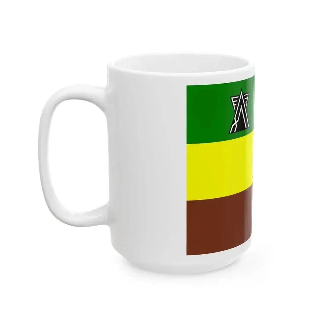 Flag of Kariwa Niigata no text (Japan) White Coffee Mug - Go Mug Yourself
