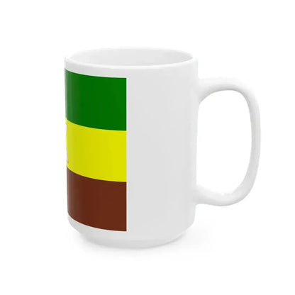 Flag of Kariwa Niigata no text (Japan) White Coffee Mug - Go Mug Yourself