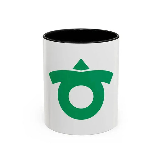 Flag of Kariya Aichi Japan - Accent Coffee Mug 11oz Black - Go Mug Yourself