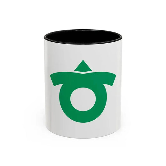 Flag of Kariya Aichi Japan - Accent Coffee Mug 11oz Black - Go Mug Yourself