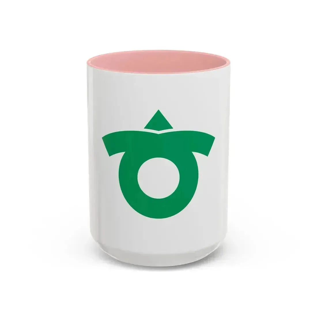 Flag of Kariya Aichi Japan - Accent Coffee Mug 15oz Pink - Go Mug Yourself