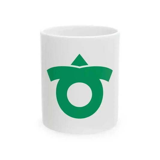 Flag of Kariya Aichi (Japan) White Coffee Mug 11oz - Go Mug Yourself