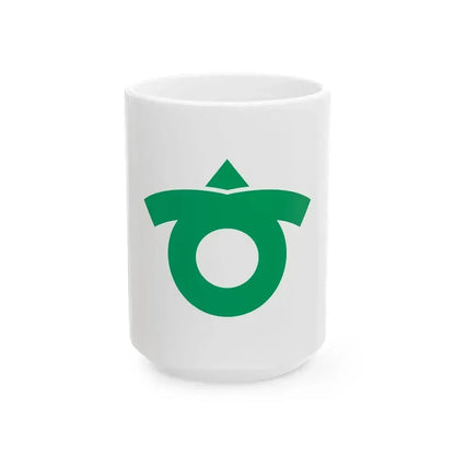 Flag of Kariya Aichi Japan - White Coffee Mug 15oz - Go Mug Yourself