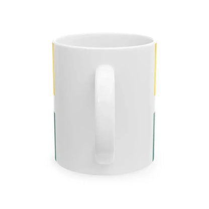 Flag of Karksi Parish Viljandi County Estonia (Estonia) White Coffee Mug - Go Mug Yourself