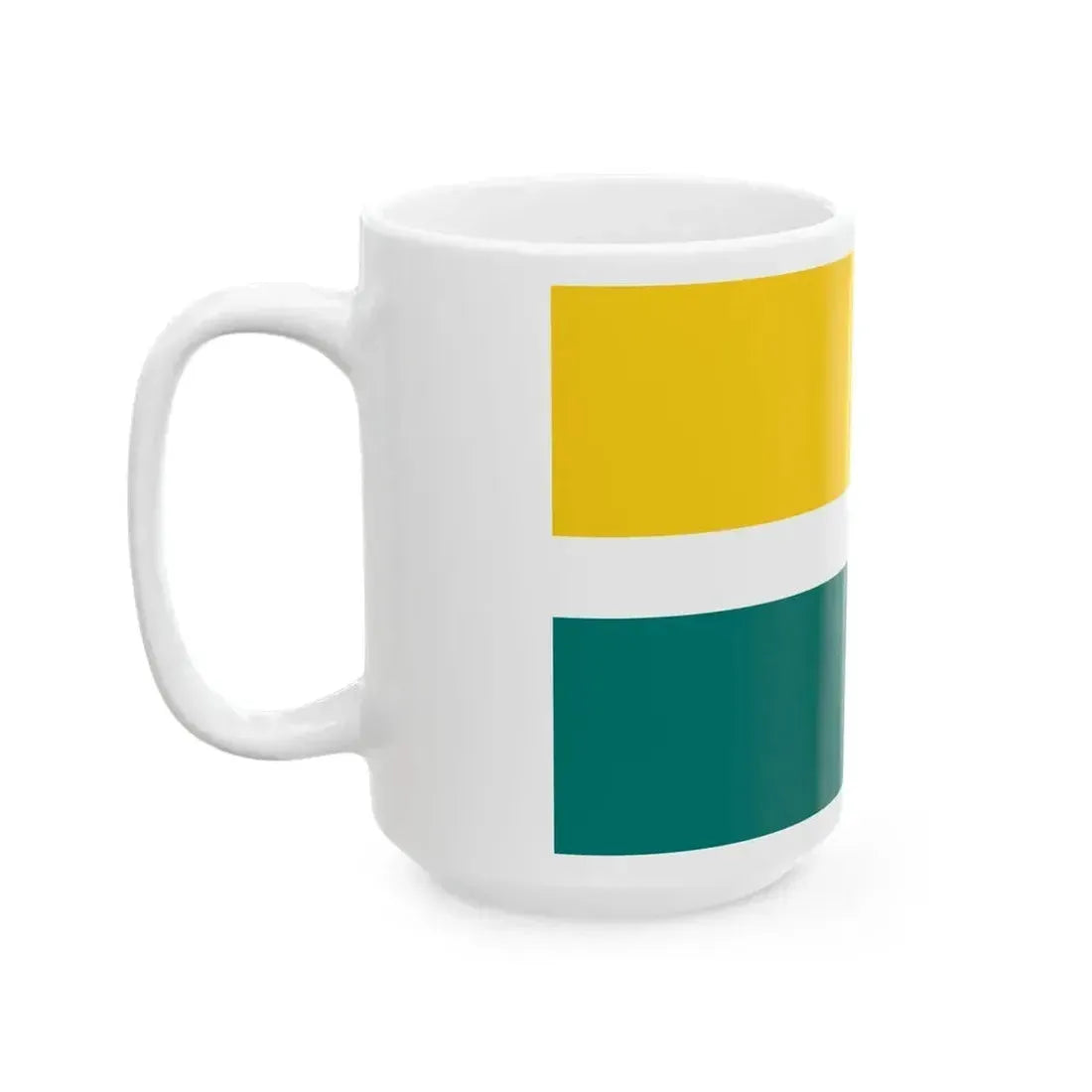 Flag of Karksi Parish Viljandi County Estonia (Estonia) White Coffee Mug - Go Mug Yourself
