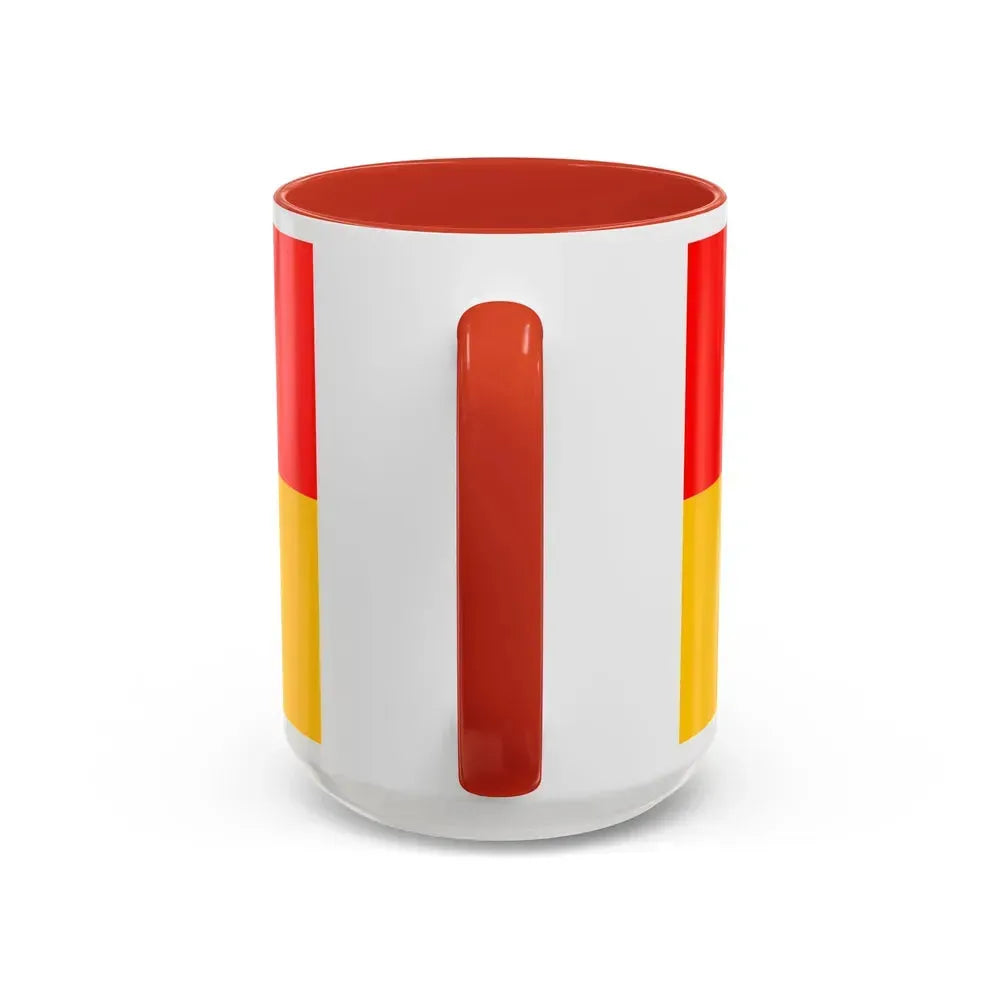 Flag of Karlovac County Croatia - Accent Coffee Mug - Go Mug Yourself
