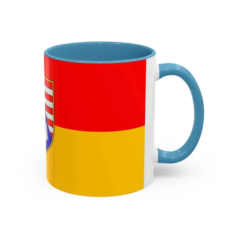 Flag of Karlovac County Croatia - Accent Coffee Mug - Go Mug Yourself