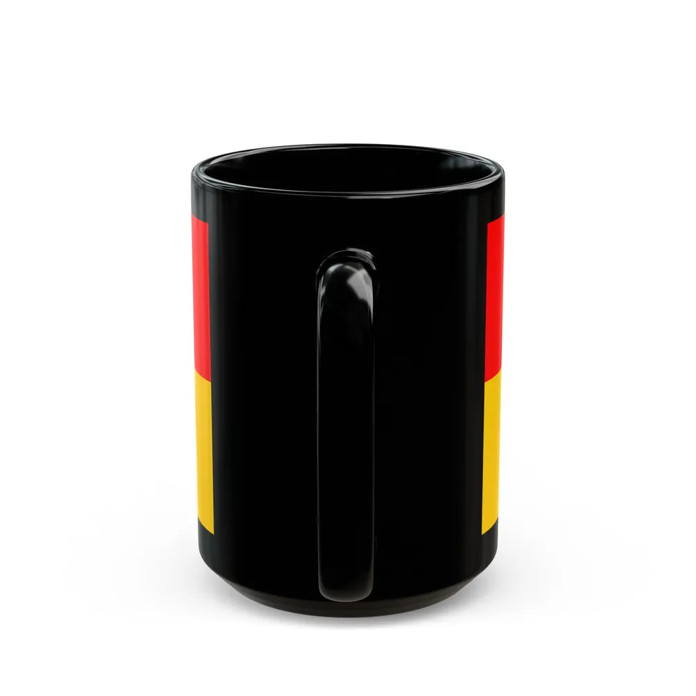 Flag of Karlovac County Croatia - Black Coffee Mug-Go Mug Yourself