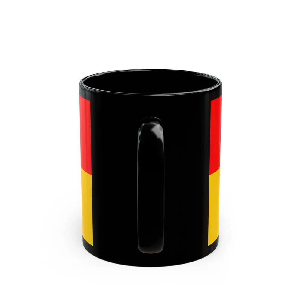 Flag of Karlovac County Croatia - Black Coffee Mug-Go Mug Yourself