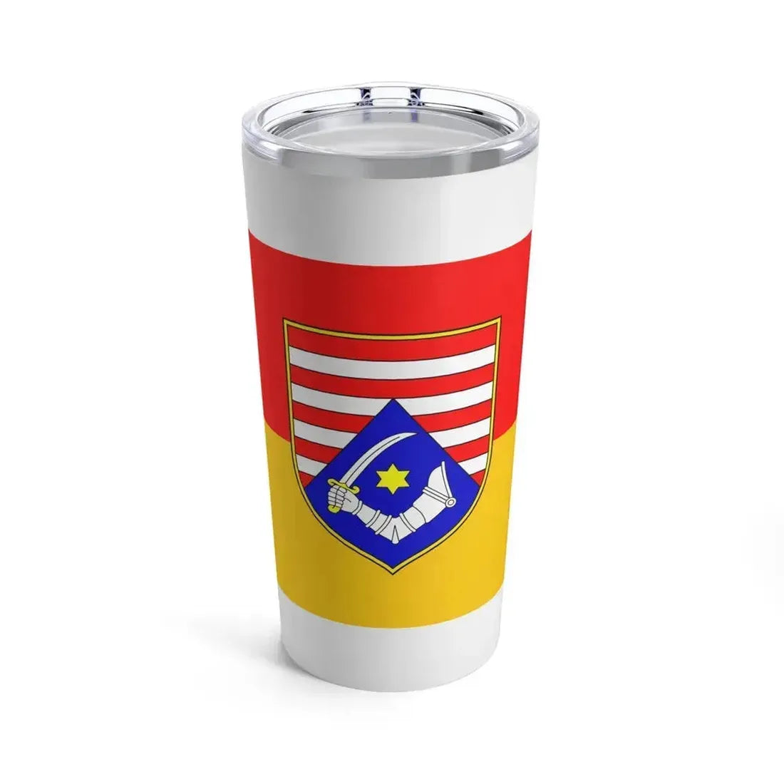 Flag of Karlovac County Croatia - Tumbler 20oz 20oz - Go Mug Yourself