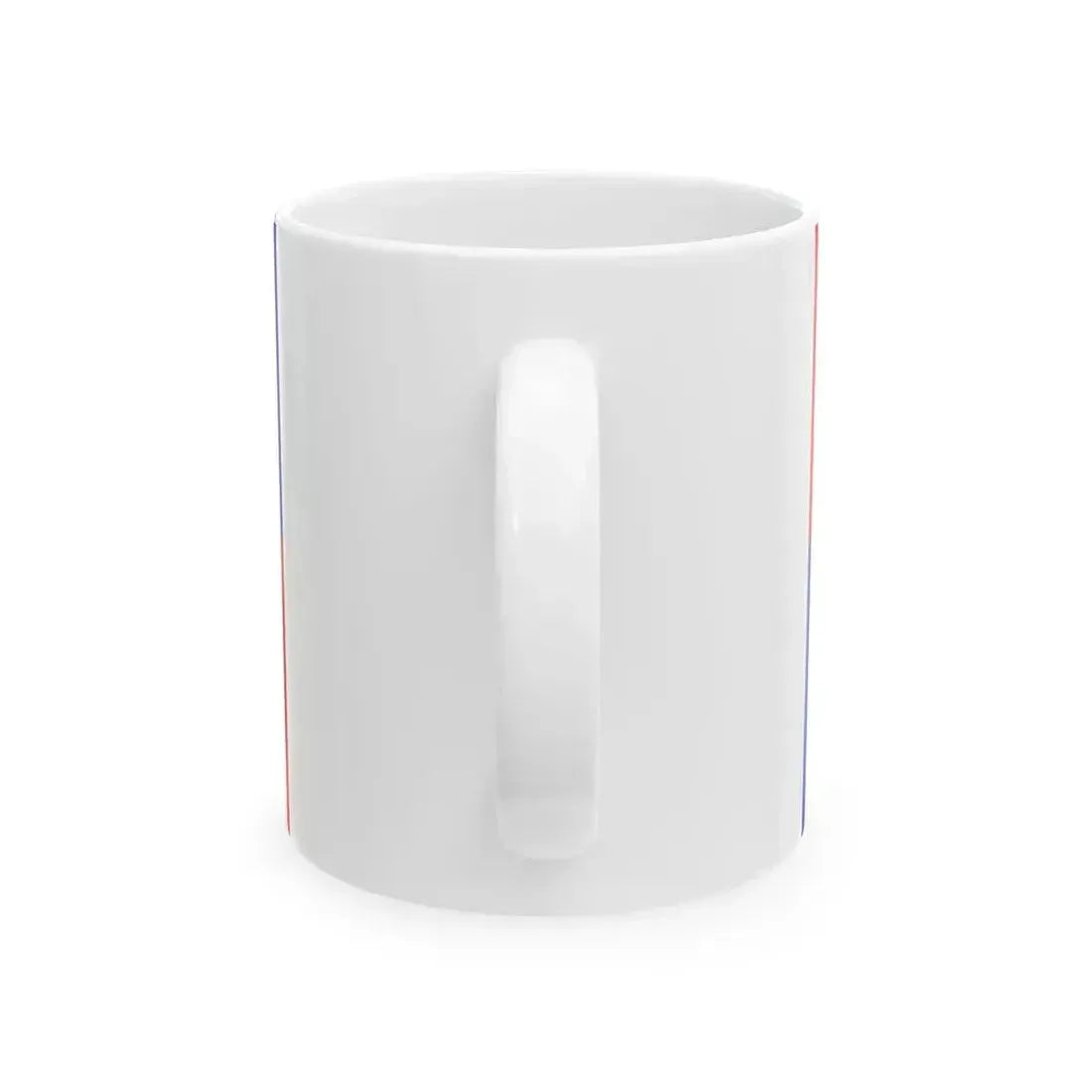 Flag of Karlovy Vary Region simple (Czech Republic) White Coffee Mug - Go Mug Yourself