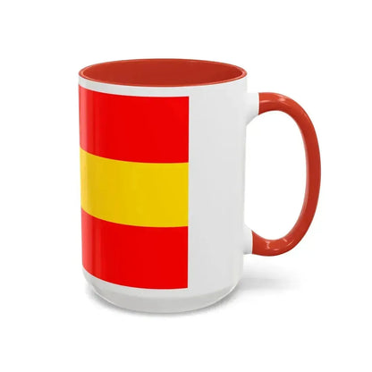 Flag of Karlsruhe 2 Germany - Accent Coffee Mug - Go Mug Yourself