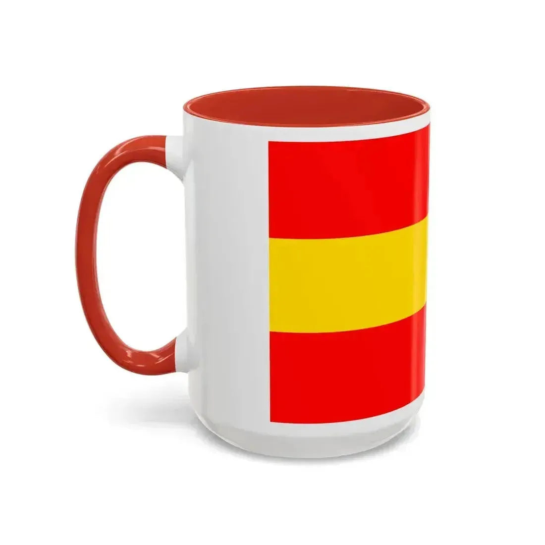 Flag of Karlsruhe 2 Germany - Accent Coffee Mug - Go Mug Yourself
